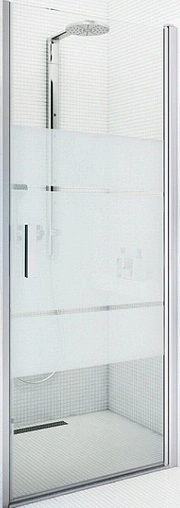 Дверь в нишу 1000мм прозрачное/матовое стекло Roltechnik Tower Line TCN1/1000 728-1000000-01-20