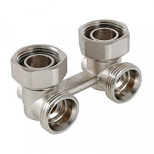 Узел нижнего подключения радиатора угловой 3/4"ек x 3/4"ек Valtec VT.345.NA.05 Узел нижнего подключения радиатора угловой 3/4"ек x 3/4"ек Valtec VT.345.NA.05