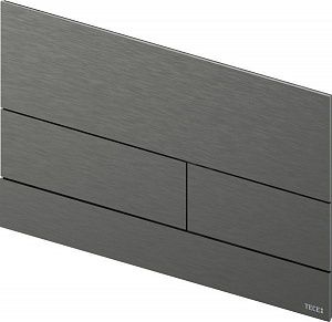 Клавиша смыва для унитаза TECEsquare II 9240836 сатин/черный хром Клавиша смыва для унитаза TECEsquare II 9240836 сатин/черный хром