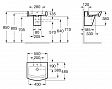 Раковина Roca Hall 55 белый 32788100N Раковина Roca Hall 55 белый 32788100N
