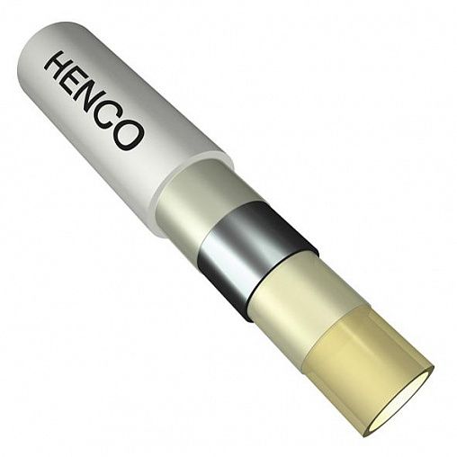 Труба металлопластиковая Henco Standart 26x3.0мм PE-Xс/AL/PE-Xс 50-260320 на отрез
