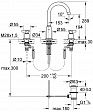 Смеситель для раковины Grohe Atrio хром 20008000 Смеситель для раковины Grohe Atrio хром 20008000