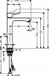 Смеситель для раковины Hansgrohe Metris 200 хром 31183000 Смеситель для раковины Hansgrohe Metris 200 хром 31183000