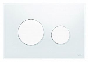 Клавиша смыва для унитаза TECEloop 9240650 кнопки/белый глянцевый, панель/стекло белый Клавиша смыва для унитаза TECEloop 9240650 кнопки/белый глянцевый, панель/стекло белый