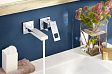 Смеситель для раковины из стены Grohe Eurocube 19895000 Смеситель для раковины из стены Grohe Eurocube 19895000