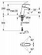 Смеситель для раковины Grohe Eurosmart 23323001 Смеситель для раковины Grohe Eurosmart 23323001