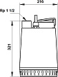 Насос дренажный Q=14м³/ч H=10м Grundfos UNILIFT AP12.404.A1 96011018 Насос дренажный Q=14м³/ч H=10м Grundfos UNILIFT AP12.404.A1 96011018