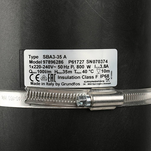 Автоматическая погружная насосная установка Grundfos SBA 3-35 A 97896286
