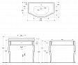 Раковина Kerasan Retro 100 белый 105001*1 Раковина Kerasan Retro 100 белый 105001*1
