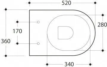Крышка-сиденье для унитаза с микролифтом Kerasan Flo Slim белый матовый 319130