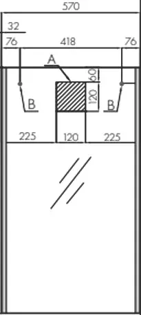 Тумба-умывальник подвесная Aquaton Мишель 80 фьорд/дуб рустикальный 1A2568K2MIDR0
