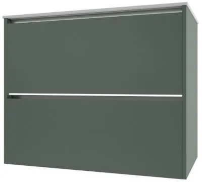 Тумба под умывальник подвесная Allen Brau Activity 80 олива/олива браш 1.34012.CGM