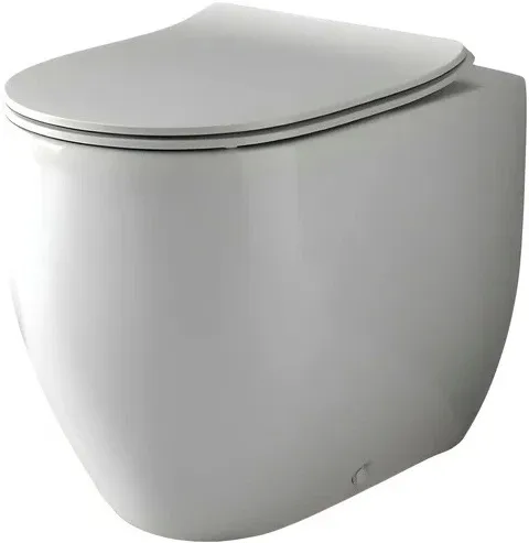 Унитаз приставной безободковый Kerasan Flo белый 311001