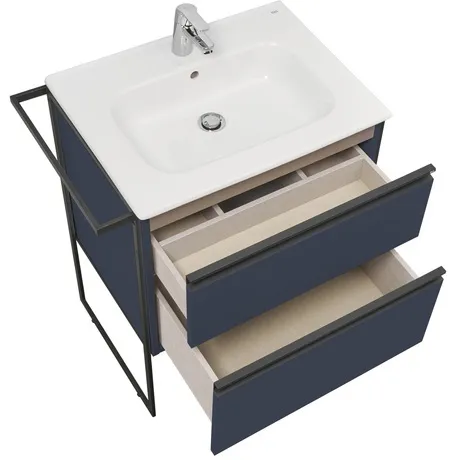 Тумба под умывальник подвесная Roca Domi 60 синий ZRU9307867