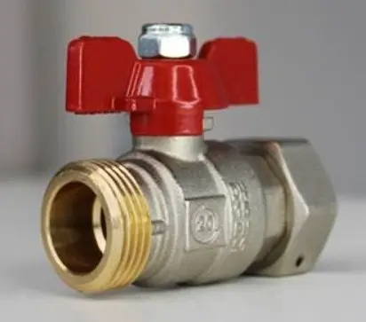 Кран шаровый с накидной гайкой 1"н x 1"нг Elsen EV10.4201