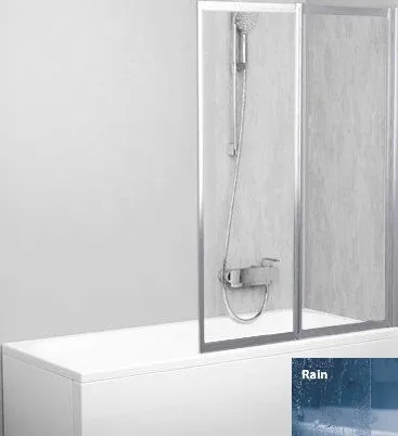 Шторка на ванну 1000мм прозрачное, матовое стекло Ravak Supernova VS2 105 796M0U0041