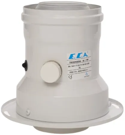 Адаптер стартовый коаксиальный Ø 60/100мм (PP) E.C.A. 7006990064