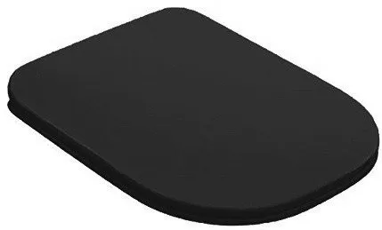 Крышка-сиденье для унитаза с микролифтом Kerasan Tribeca Slim черный матовый 519131