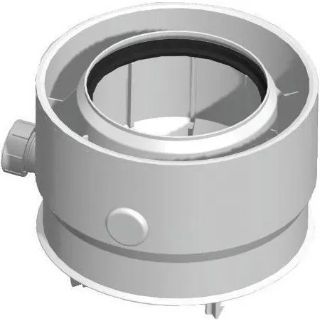 Переходник стартовый коаксиальный Ø 60/100 x 80/125мм (PPS) De Dietrich HR 68 S101688