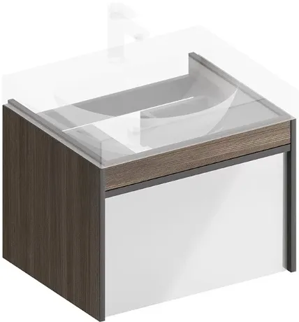 Тумба под умывальник подвесная Kerama Marazzi Modula 60 арабика MO.60.1+1\AR