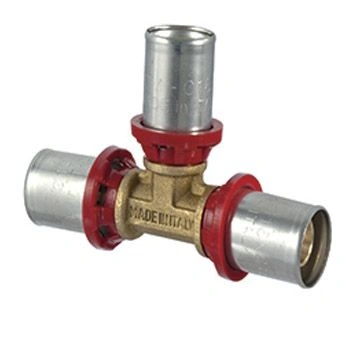 Тройник пресс редукционный 26мм x 20мм x 26мм Tdm Brass 1645262026