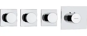 Термостат для 3 потребителей Bossini OKI хром Z031205.030, 1