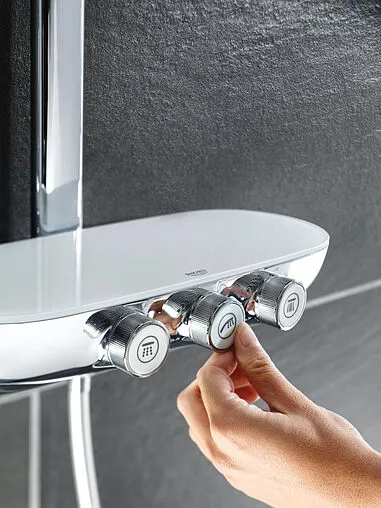 Душевая система с термостатом для душа Grohe Rainshower SmartControl 360 Duo хром 26250000