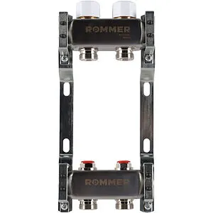 Группа коллекторная без расходомеров 2 отвода 1"в/в x ¾"ек Rommer RMS-3200-000002 Группа коллекторная без расходомеров 2 отвода 1"в/в x ¾"ек Rommer RMS-3200-000002, 1