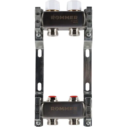 Группа коллекторная без расходомеров 2 отвода 1&quot;в/в x ¾&quot;ек Rommer RMS-3200-000002