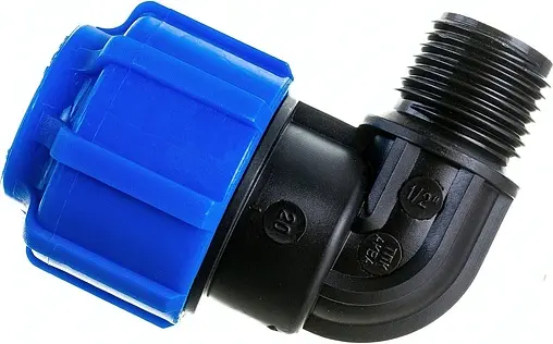 Уголок компрессионный переходной 20мм x ½&quot;н ТПК-Аква 50012012