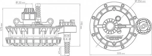 Оголовок скважинный Джилекс ОСПБ 133-160/32 6305