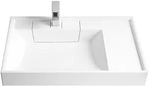 Раковина Aquaton Рейн 80 L белый 1A72113KRW010, 3