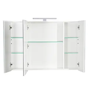 Шкаф-зеркало Roca Etna 100 белый глянец 857305806, 3