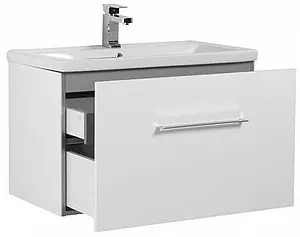 Тумба-умывальник подвесная Aquanet Порто 80 белый 00195731+00183660 Тумба-умывальник подвесная Aquanet Порто 80 белый 00195731+00183660, 5