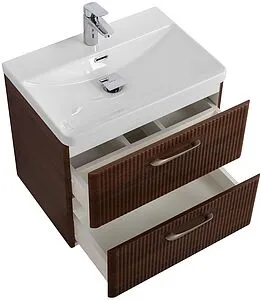 Тумба-умывальник подвесная BelBagno DUE 50 Noce DUE-500-2C-SO-NOCE-P+BB-8076-3-50, 3