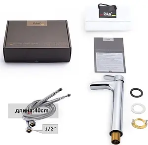 Смеситель для раковины D&K Rhein Marx хром DA1392701 Смеситель для раковины D&K Rhein Marx хром DA1392701, 4