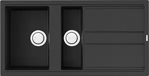 Мойка кухонная Omoikiri Kitagawa 100-2-GB графит 4993805 Мойка кухонная Omoikiri Kitagawa 100-2-GB графит 4993805, 1