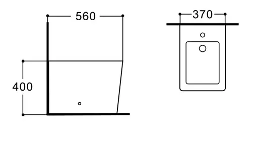 Биде напольное Aquatek Либра New белый AQ1266N-00