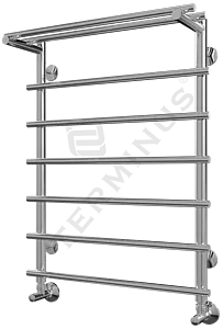 Полотенцесушитель водяной лесенка Terminus Ватра с полкой П7 500х696 полированная сталь 4670030723888, 2