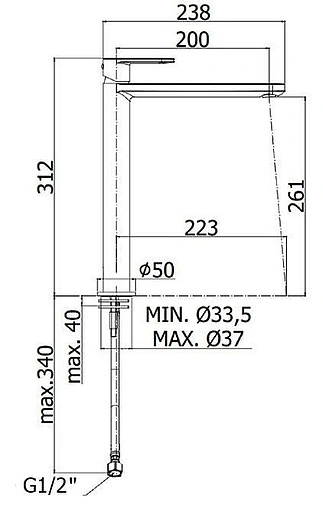 Смеситель для раковины Paffoni Candy хром CA081CR