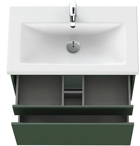 Тумба-умывальник подвесная Cersanit Grande 80 зеленый 64303+S-UM-COM80/1-w