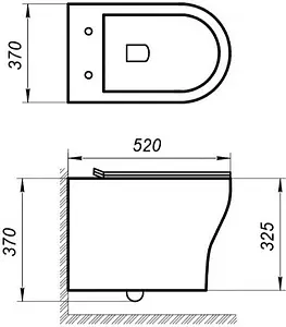 Комплект 5 в 1 BelBagno Acqua BB340CHR/BB2020SC/BB002-80/BB006-PR-CHROME.M с кнопкой хром матовый Комплект 5 в 1 BelBagno Acqua BB340CHR/BB2020SC/BB002-80/BB006-PR-CHROME.M с кнопкой хром матовый, 4