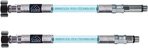 Гибкая подводка для смесителя (пара) Monoflex PEX 12мм 0.4м x ½&quot;в x М10x1 L17/34мм Н01548, 1