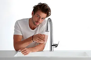 Смеситель для кухни с выдвижным изливом Jacob Delafon Sensate хром E72218-B7-CP, 3