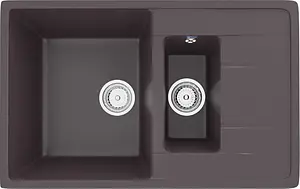 Мойка кухонная Ulgran U-205-345 шоколад Мойка кухонная Ulgran U-205-345 шоколад, 1