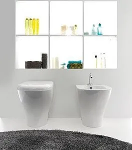 Унитаз приставной безободковый Kerasan Aquatech белый 371801 Унитаз приставной безободковый Kerasan Aquatech белый 371801, 4