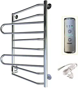 Полотенцесушитель электрический лесенка Тругор Пэк сп 18 80*50 NEXT лев 32 мм полированная сталь Полотенцесушитель электрический лесенка Тругор Пэк сп 18 80*50 NEXT лев 32 мм полированная сталь, 3