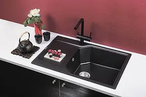 Мойка кухонная Omoikiri Yonaka 61-BL черный 4993638, 3