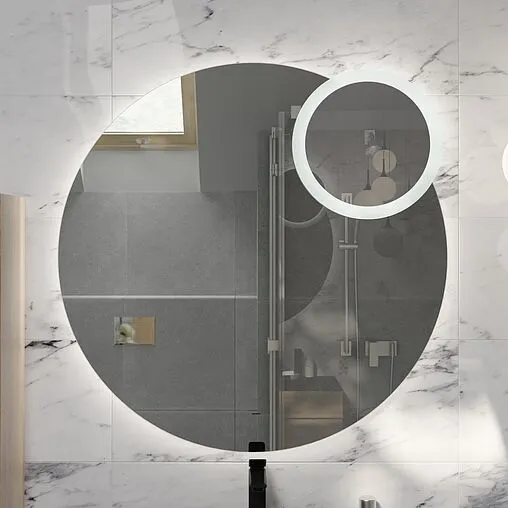 Зеркало с подсветкой Raval Decent 100 Dec.02.100/W/RL