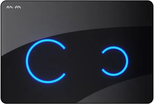 Клавиша смыва для унитаза сенсорная Am.Pm Touch Pro I0450B38 черный глянцевый